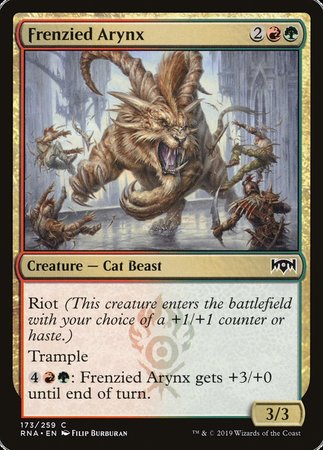 Frenzied Arynx [Ravnica Allegiance] | The Time Vault CA
