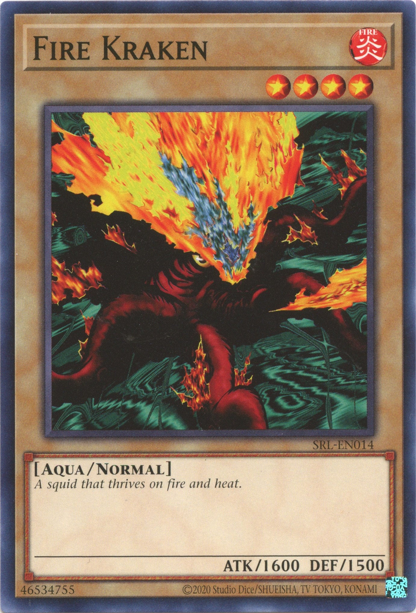 Fire Kraken (25th Anniversary) [SRL-EN014] Common | The Time Vault CA