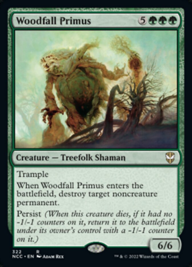 Woodfall Primus [Streets of New Capenna Commander] | The Time Vault CA