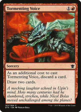 Tormenting Voice [Dragons of Tarkir] | The Time Vault CA