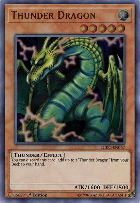 Thunder Dragon [LCKC-EN067] Ultra Rare | The Time Vault CA