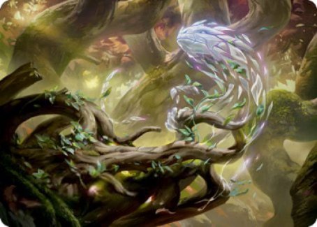 Emergent Sequence Art Card [Strixhaven: School of Mages Art Series] | The Time Vault CA