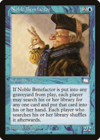 Noble Benefactor [Weatherlight] | The Time Vault CA