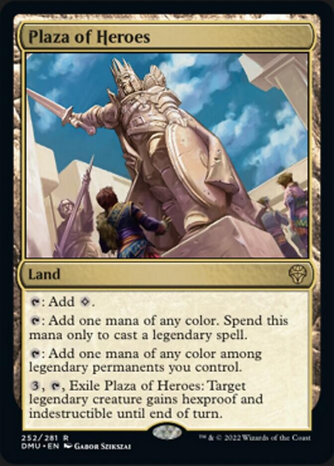 Plaza of Heroes [Dominaria United] | The Time Vault CA