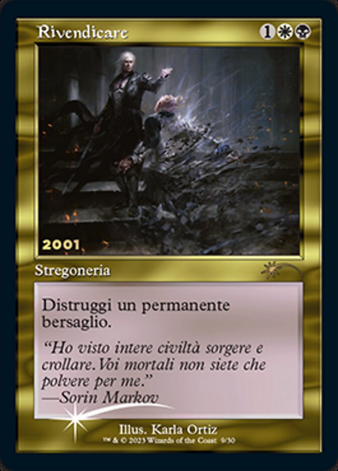 Rivendicare (Vindicate) [30th Anniversary Promos] | The Time Vault CA