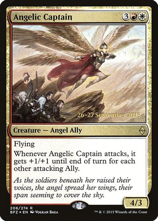 Angelic Captain [Battle for Zendikar Promos] | The Time Vault CA