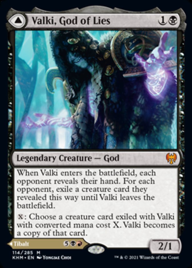 Valki, God of Lies // Tibalt, Cosmic Impostor [Kaldheim] | The Time Vault CA