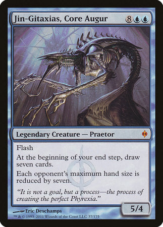 Jin-Gitaxias, Core Augur [New Phyrexia] | The Time Vault CA