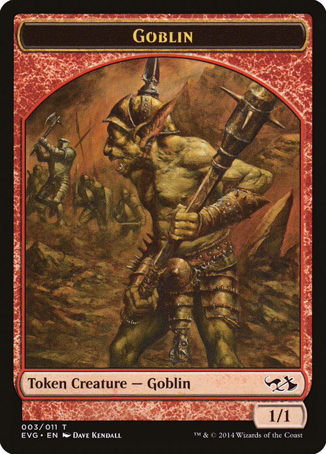 Goblin Token (Elves vs. Goblins) [Duel Decks Anthology Tokens] | The Time Vault CA