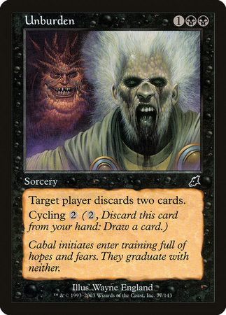 Unburden [Scourge] | The Time Vault CA