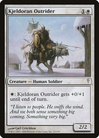 Kjeldoran Outrider [Coldsnap] | The Time Vault CA