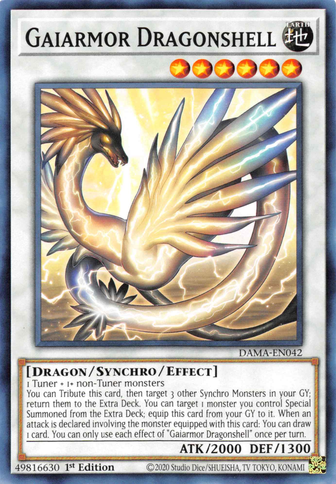 Gaiarmor Dragonshell [DAMA-EN042] Common | The Time Vault CA