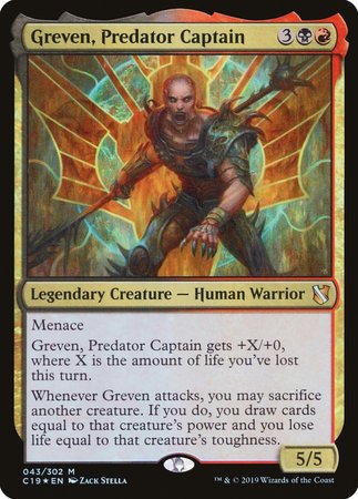 Greven, Predator Captain [Commander 2019] | The Time Vault CA