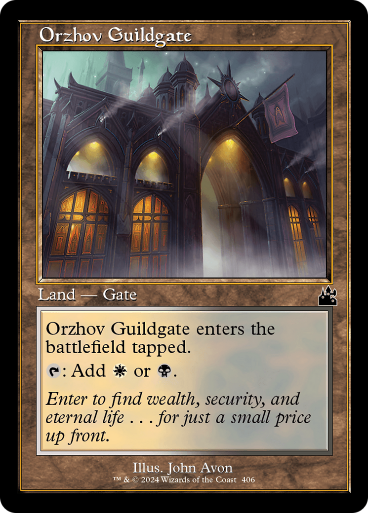 Orzhov Guildgate (Retro Frame) [Ravnica Remastered] | The Time Vault CA