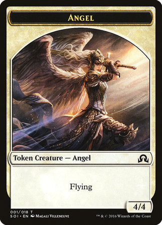 Angel Token [Shadows over Innistrad Tokens] | The Time Vault CA