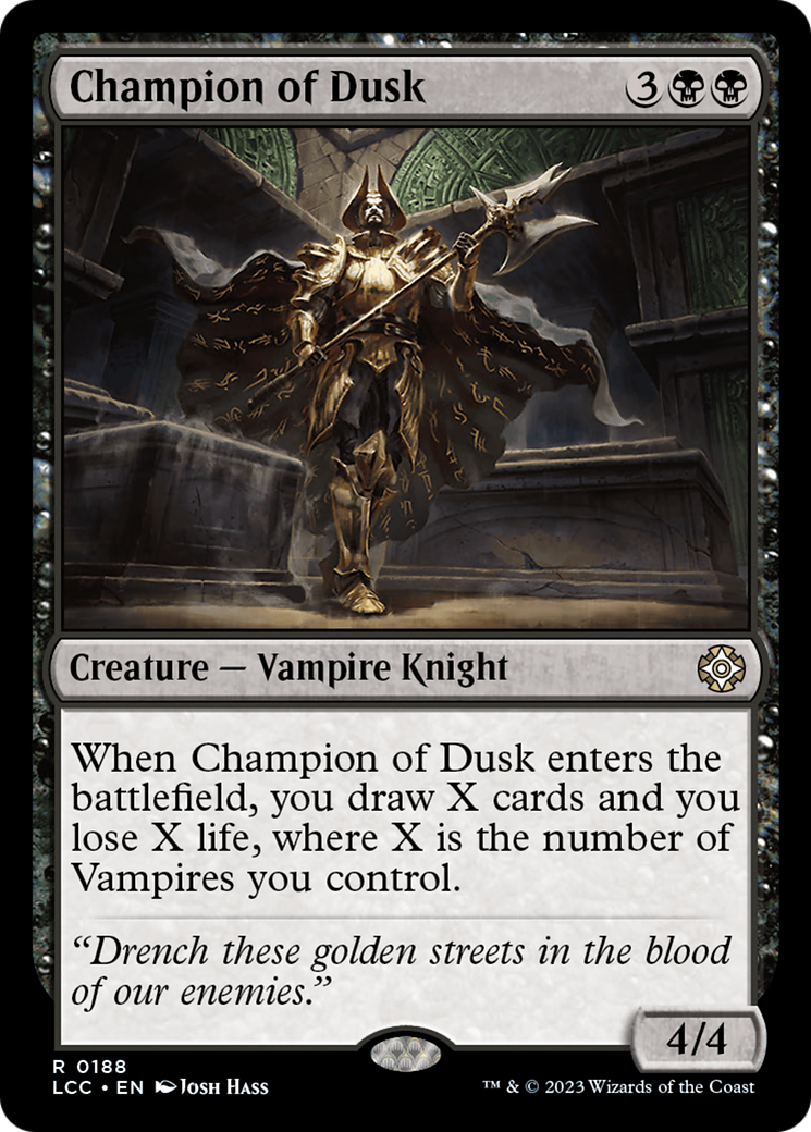 Champion of Dusk [The Lost Caverns of Ixalan Commander] | The Time Vault CA