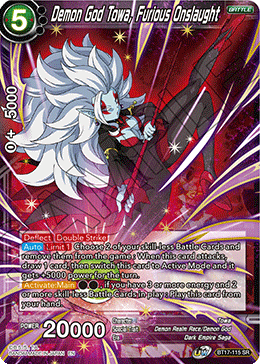 Demon God Towa, Furious Onslaught (BT17-115) [Ultimate Squad] | The Time Vault CA
