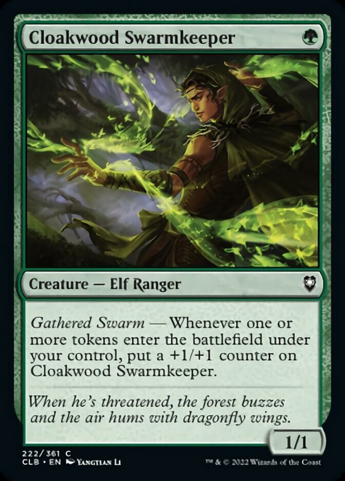 Cloakwood Swarmkeeper [Commander Legends: Battle for Baldur's Gate] | The Time Vault CA