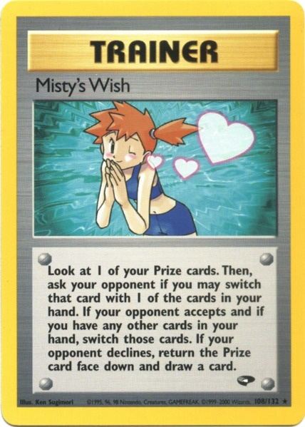 Misty's Wish (108/132) [Gym Challenge Unlimited] | The Time Vault CA