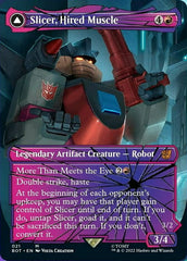 Slicer, Hired Muscle // Slicer, High-Speed Antagonist (Shattered Glass) [Universes Beyond: Transformers] | The Time Vault CA
