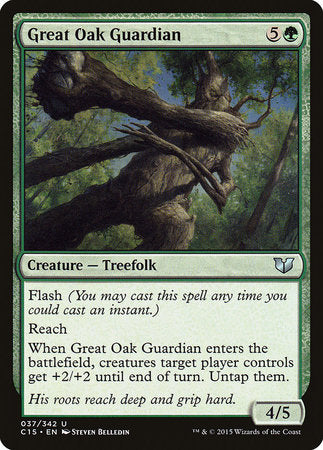 Great Oak Guardian [Commander 2015] | The Time Vault CA