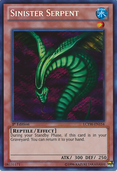 Sinister Serpent [LCYW-EN154] Secret Rare | The Time Vault CA