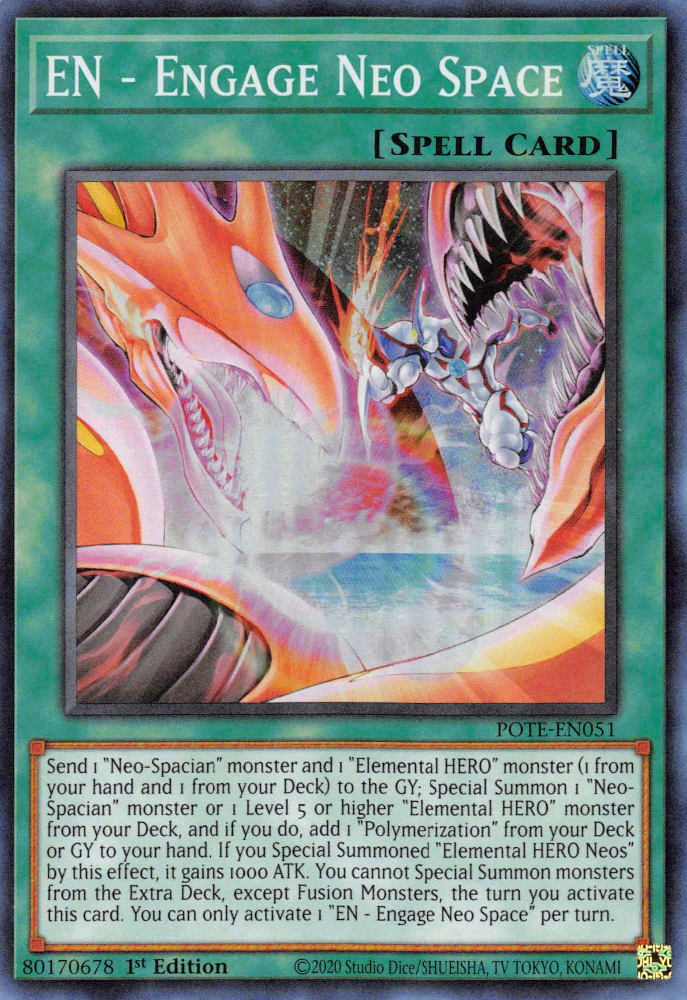 EN - Engage Neo Space [POTE-EN051] Super Rare | The Time Vault CA