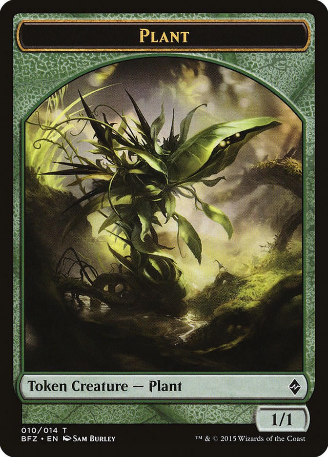 Plant [Battle for Zendikar Tokens] | The Time Vault CA