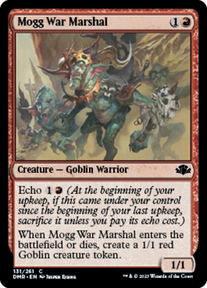 Mogg War Marshal [Dominaria Remastered] | The Time Vault CA