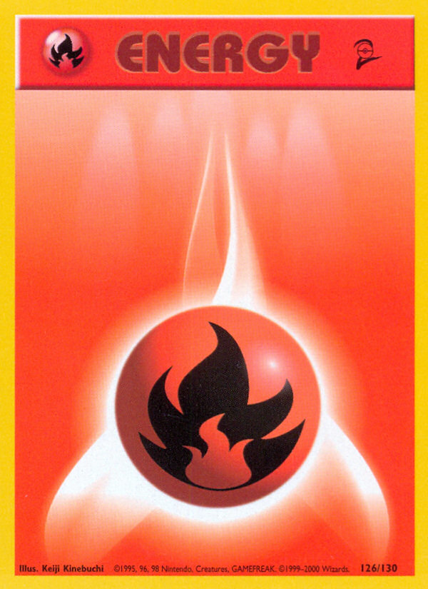 Fire Energy (126/130) [Base Set 2] | The Time Vault CA