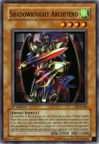 Shadowknight Archfiend [DCR-068] Common | The Time Vault CA