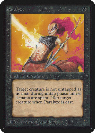 Paralyze [Limited Edition Alpha] | The Time Vault CA