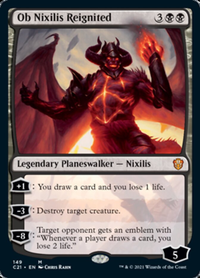 Ob Nixilis Reignited [Commander 2021] | The Time Vault CA