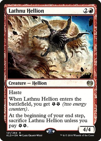 Lathnu Hellion [Kaladesh Promos] | The Time Vault CA