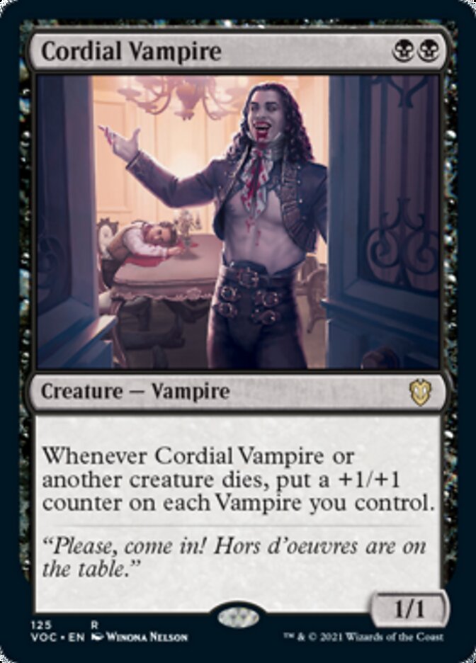 Cordial Vampire [Innistrad: Crimson Vow Commander] | The Time Vault CA