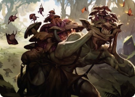 Sprouting Goblin Art Card [Dominaria United Art Series] | The Time Vault CA