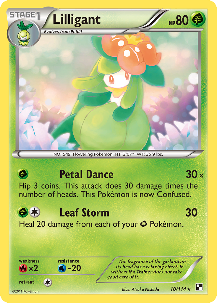 Lilligant (10/114) [Black & White: Base Set] | The Time Vault CA