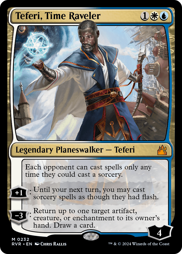 Teferi, Time Raveler [Ravnica Remastered] | The Time Vault CA