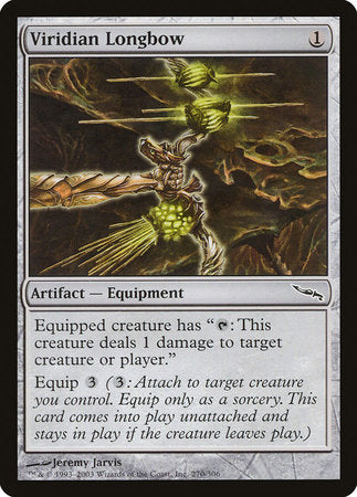 Viridian Longbow [Mirrodin] | The Time Vault CA