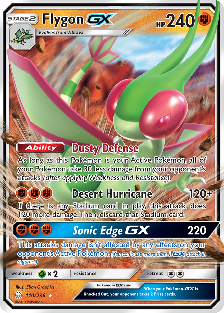 Flygon GX (110/236) [Sun & Moon: Cosmic Eclipse] | The Time Vault CA