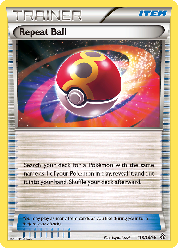 Repeat Ball (136/160) [XY: Primal Clash] | The Time Vault CA