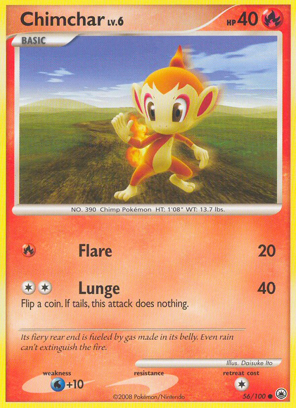 Chimchar (56/100) [Diamond & Pearl: Majestic Dawn] | The Time Vault CA