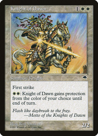Knight of Dawn [Tempest] | The Time Vault CA