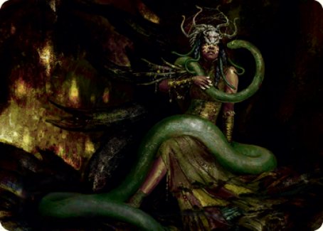 Saryth, the Viper's Fang Art Card [Innistrad: Midnight Hunt Art Series] | The Time Vault CA