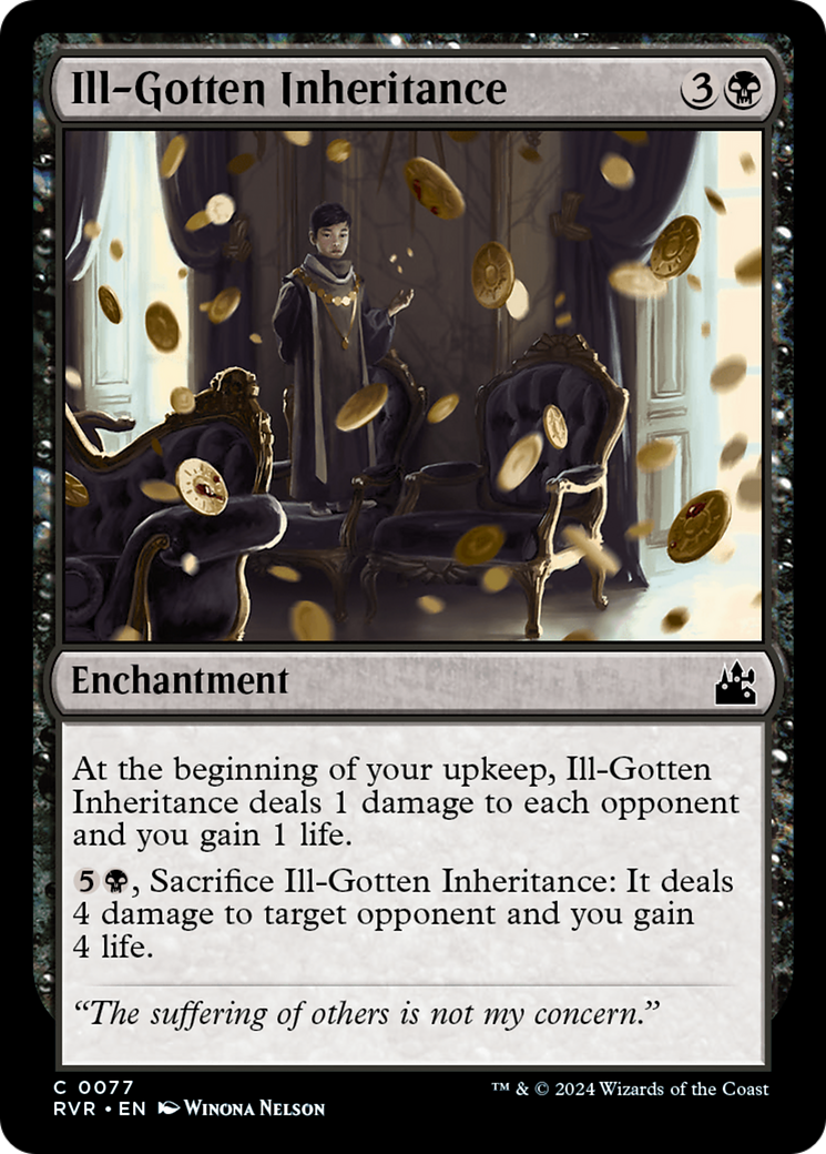 Ill-Gotten Inheritance [Ravnica Remastered] | The Time Vault CA