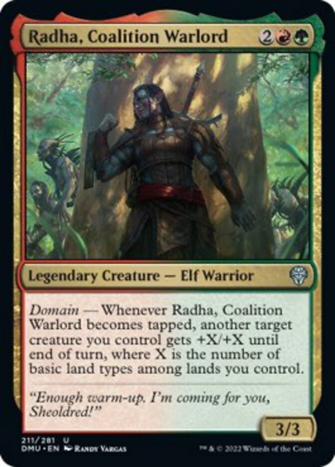 Radha, Coalition Warlord [Dominaria United] | The Time Vault CA