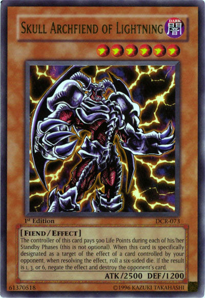 Skull Archfiend of Lightning [DCR-073] Ultra Rare | The Time Vault CA