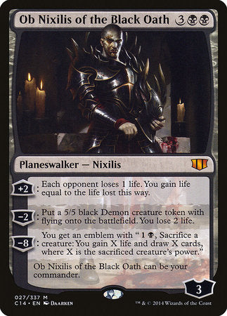 Ob Nixilis of the Black Oath [Commander 2014] | The Time Vault CA