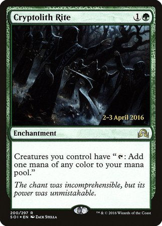 Cryptolith Rite [Shadows over Innistrad Promos] | The Time Vault CA