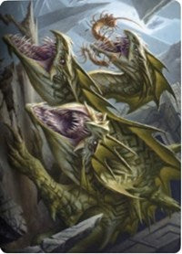 Grakmaw, Skyclave Ravager Art Card [Zendikar Rising Art Series] | The Time Vault CA